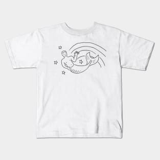 mer-mike - noodle tee Kids T-Shirt